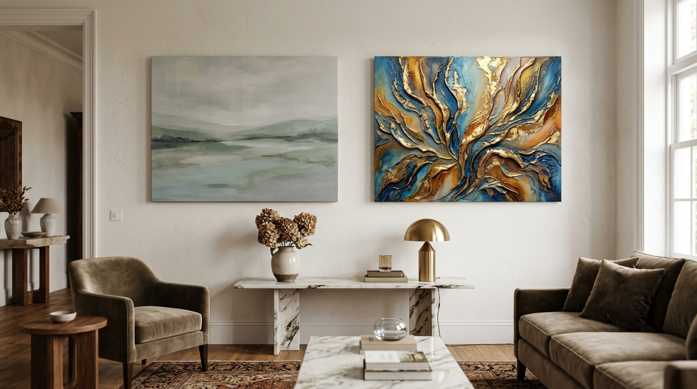 Handmade Wall Art vs Printed Wall Art — 7 Reasons Handcrafted Wins | SleekyOne