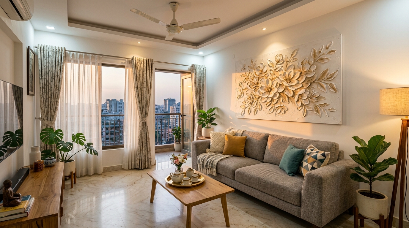 How to Choose the Perfect 3D Texture Painting & Canvas Art for Your Living Room | SleekyOne